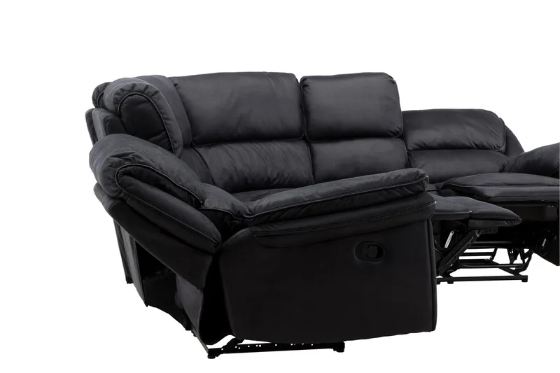 Saranda Reclinersoffa - Svart - Möbler - Vardagsrum - Soffor - Reclinersoffor & Biosoffor