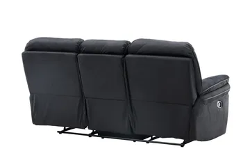 Saranda Reclinersoffa - Svart - Möbler - Vardagsrum - Soffor - Reclinersoffor & Biosoffor
