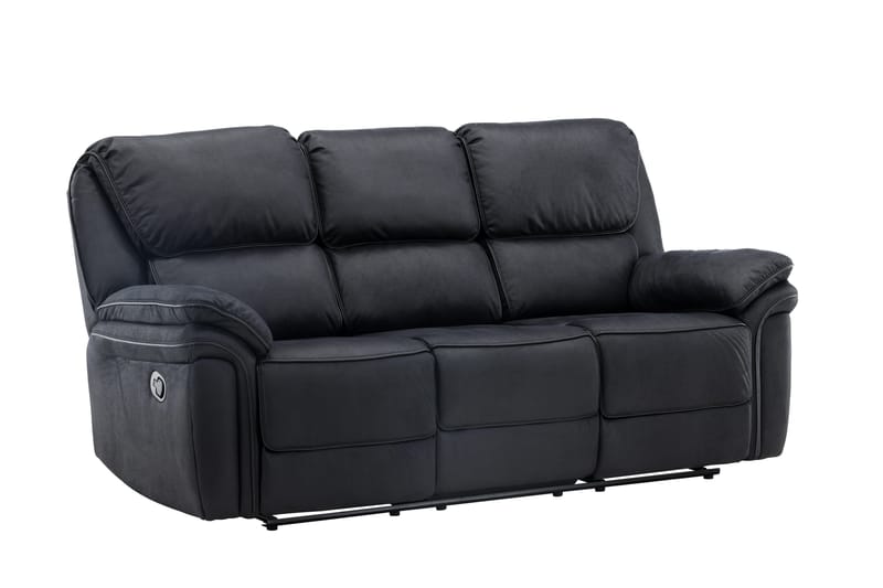 Saranda Reclinersoffa - Svart - Möbler - Vardagsrum - Soffor - Reclinersoffor & Biosoffor