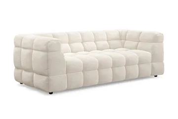 Elise 3-sits Bubblig Soffa - Beige - Möbler - Vardagsrum - Soffor - 3-sits soffor