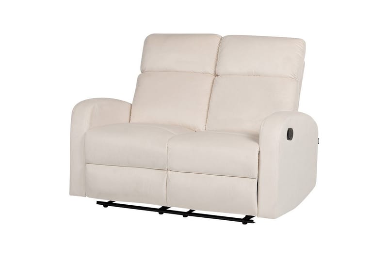 2-sits Reclinersoffa manuell Verdal Vit - Vit - Möbler - Vardagsrum - Soffor - Reclinersoffor & Biosoffor