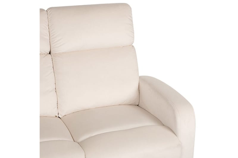 2-sits Reclinersoffa manuell Verdal Vit - Vit - Möbler - Vardagsrum - Soffor - Reclinersoffor & Biosoffor