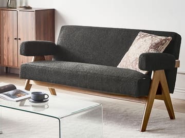 2-sits soffa Tamre - Grå/Brun - Möbler - Vardagsrum - Soffor - 2-sits soffor