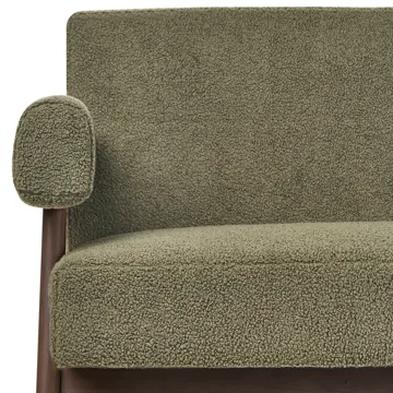 2-sits soffa Tamre - Grön/Mörkbrun - Möbler - Vardagsrum - Soffor - 2-sits soffor