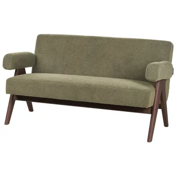 2-sits soffa Tamre - Grön/Mörkbrun - Möbler - Vardagsrum - Soffor - 2-sits soffor