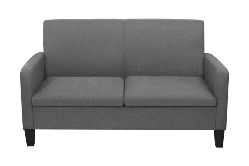 2-sitssoffa 135x65x76 cm mörkgrå - Grå - 2-sits soffor