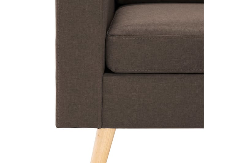 2-sitssoffa brun tyg - Brun - Möbler - Vardagsrum - Soffor - 2-sits soffor