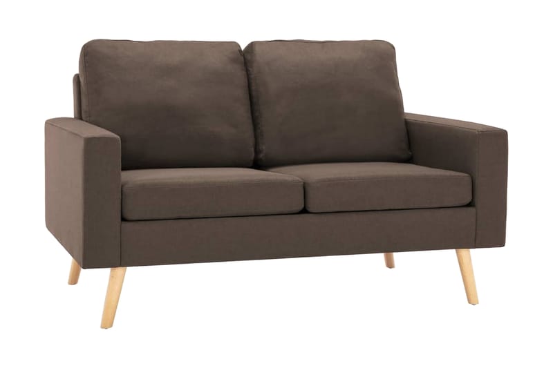 2-sitssoffa brun tyg - Brun - Möbler - Vardagsrum - Soffor - 2-sits soffor