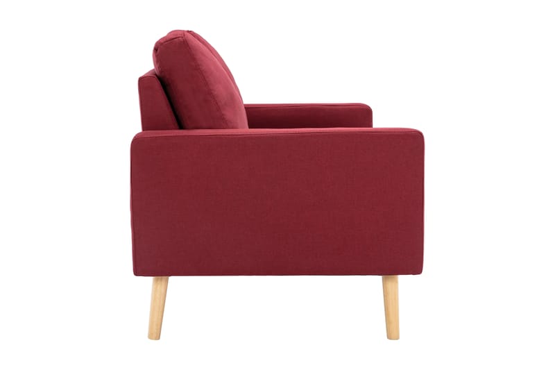 2-sitssoffa vinröd tyg - Röd - Möbler - Vardagsrum - Soffor - 2-sits soffor