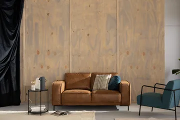 Akron 2-sits Soffa Bondedläder - Brun - Möbler - Vardagsrum - Soffor - 2-sits soffor