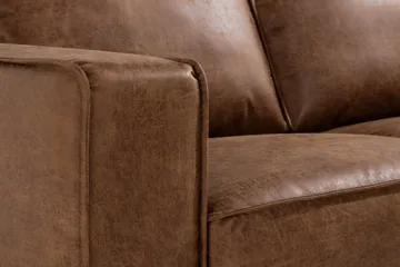 Akron 2-sits Soffa Bondedläder - Brun - Möbler - Vardagsrum - Soffor - 2-sits soffor