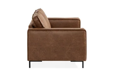 Akron 2-sits Soffa Bondedläder - Brun - Möbler - Vardagsrum - Soffor - 2-sits soffor