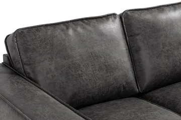 Akron 2-sits Soffa Bondedläder - Mörkgrå - Möbler - Vardagsrum - Soffor - 2-sits soffor