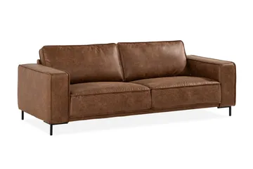 Akron 2,5-sits Soffa Bondedläder - Brun - Möbler - Vardagsrum - Soffor - 2-sits soffor