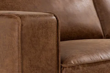 Akron 2,5-sits Soffa Bondedläder - Brun - Möbler - Vardagsrum - Soffor - 2-sits soffor