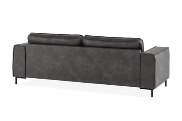 Akron 2,5-sits Soffa Bondedläder - Mörkgrå - Möbler - Vardagsrum - Soffor - 2-sits soffor