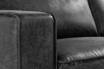Akron 2,5-sits Soffa Bondedläder - Mörkgrå - Möbler - Vardagsrum - Soffor - 2-sits soffor