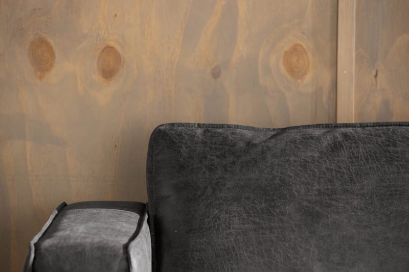 Akron 2,5-sits Soffa Bondedläder - Mörkgrå - Möbler - Vardagsrum - Soffor - 2-sits soffor