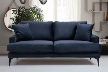 Andary 2-Sits Soffa - Blå - Möbler - Vardagsrum - Soffor - 2-sits soffor