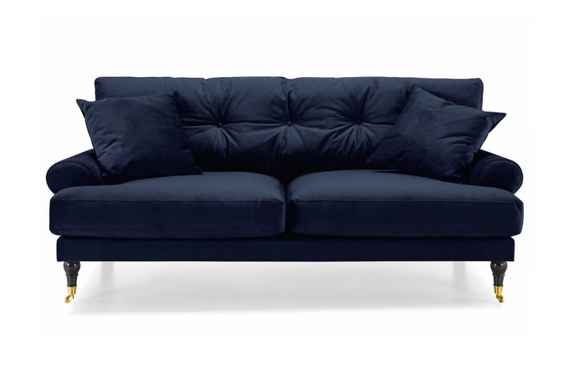 Andrew 2-sits Sammetssoffa - Blå - Möbler - Vardagsrum - Soffor - 2-sits soffor