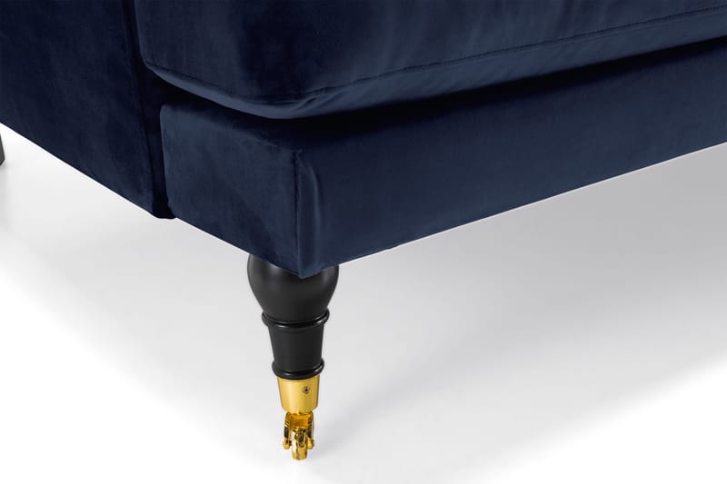 Andrew 2-sits Sammetssoffa - Blå - Möbler - Vardagsrum - Soffor - 2-sits soffor