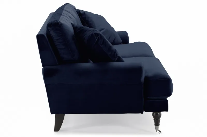 Andrew 2-sits Sammetssoffa - Blå - Möbler - Vardagsrum - Soffor - Howardsoffor
