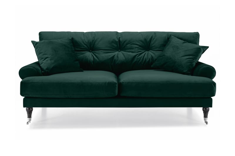 Andrew 2-sits Sammetssoffa - Grön - Möbler - Vardagsrum - Soffor - 2-sits soffor