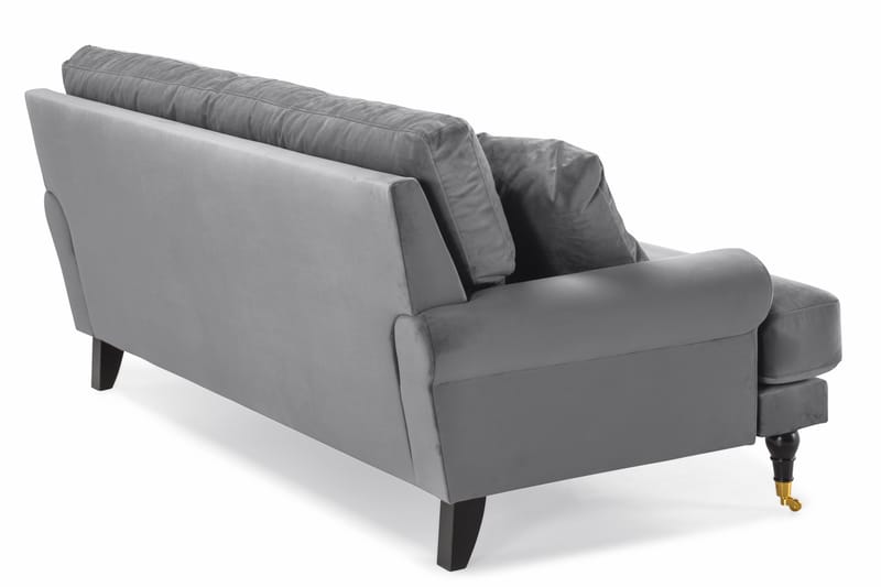 Andrew 2-sits Sammetssoffa - Ljusgrå - Möbler - Vardagsrum - Soffor - 2-sits soffor