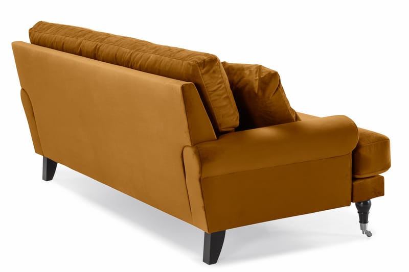 Andrew 2-sits Sammetssoffa - Mörkgul - Möbler - Vardagsrum - Soffor - 2-sits soffor