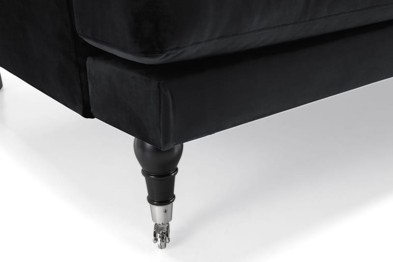 Andrew 2-sits Sammetssoffa - Svart - Möbler - Vardagsrum - Soffor - Howardsoffor