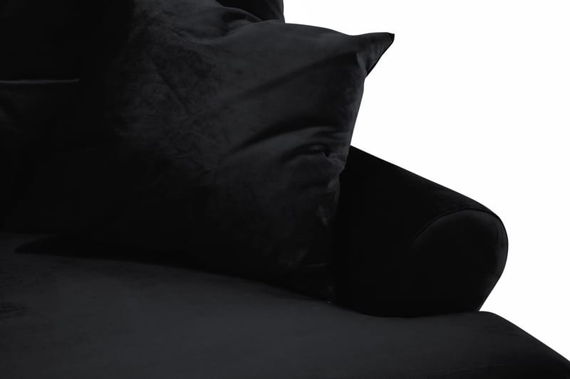Andrew 2-sits Sammetssoffa - Svart - Möbler - Vardagsrum - Soffor - Howardsoffor