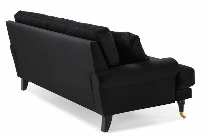 Andrew 2-sits Sammetssoffa - Svart - Möbler - Vardagsrum - Soffor - 2-sits soffor