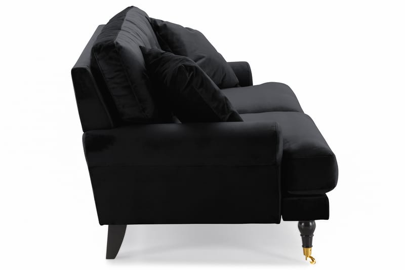 Andrew 2-sits Sammetssoffa - Svart - Möbler - Vardagsrum - Soffor - 2-sits soffor