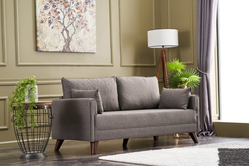 Antigua 2-sits Soffa - Brun/Natur - Möbler - Vardagsrum - Soffor - 2-sits soffor