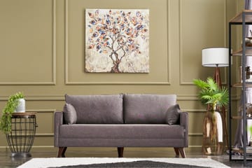 Antigua 2-sits Soffa - Brun/Natur - Möbler - Vardagsrum - Soffor - 2-sits soffor