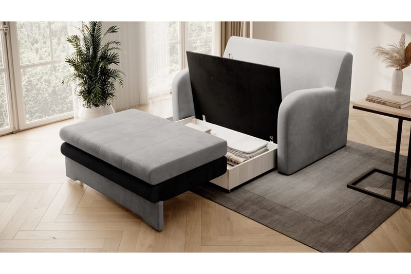 Ario Soffa 2-sits - Grå - Möbler - Vardagsrum - Bäddsoffor - 2-sits bäddsoffa