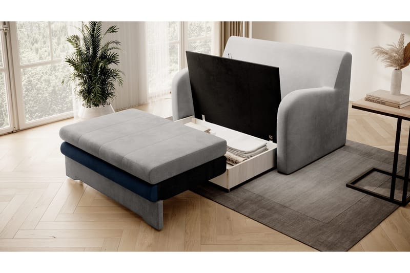 Ario Soffa 2-sits - Grå - Möbler - Vardagsrum - Bäddsoffor - 2-sits bäddsoffa
