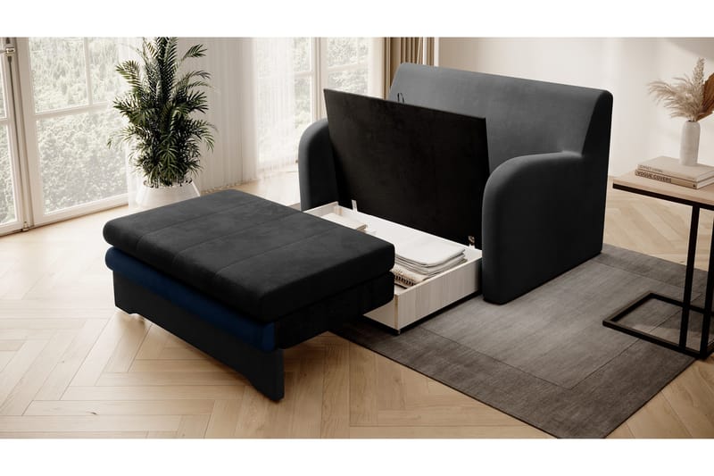 Ario Soffa 2-sits - Svart - Möbler - Vardagsrum - Bäddsoffor - 2-sits bäddsoffa