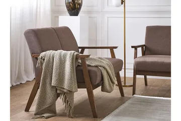 Asnes 2-sits Soffa - Brun - Möbler - Vardagsrum - Soffor - 2-sits soffor