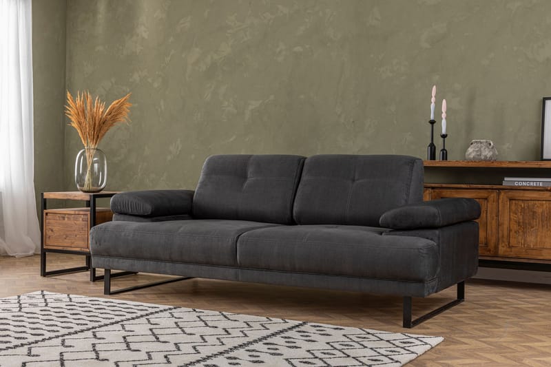Batoche Soffa 2-sits Antracit - Möbler - Vardagsrum - Soffor - 2-sits soffor