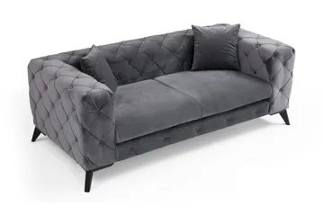 Beachport 2-sits Soffa - Antracit/Svart - Möbler - Vardagsrum - Soffor - 2-sits soffor