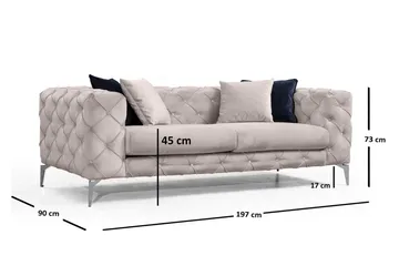 Beachport Soffa 2-sits - Beige - Möbler - Vardagsrum - Soffor - 2-sits soffor