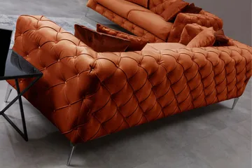 Beachport Soffa 2-sits - Orange - Möbler - Vardagsrum - Soffor - 2-sits soffor