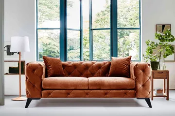 Beachport Soffa 2-sits - Orange - Möbler - Vardagsrum - Soffor - 2-sits soffor