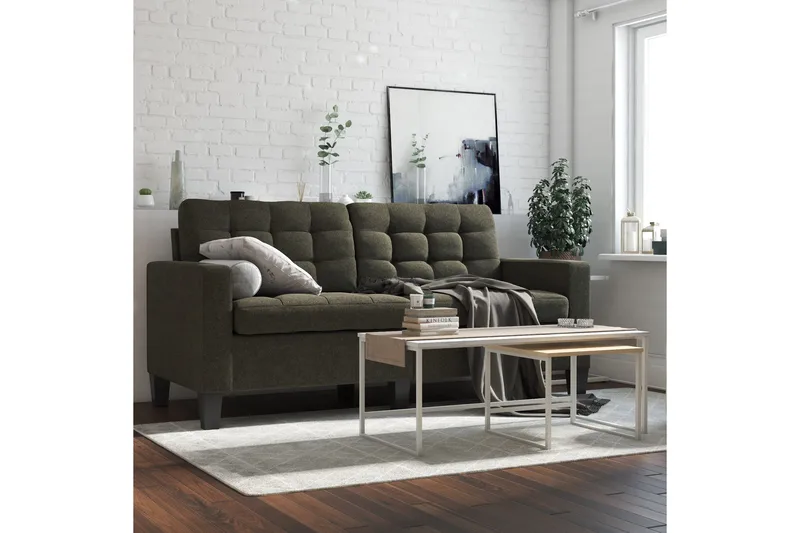 Bowie 2-sits Soffa Grå - Dorel Home - Möbler - Vardagsrum - Soffor - 2-sits soffor