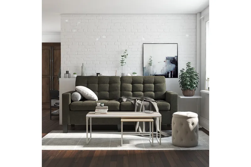 Bowie 2-sits Soffa Grå - Dorel Home - Möbler - Vardagsrum - Soffor - 2-sits soffor