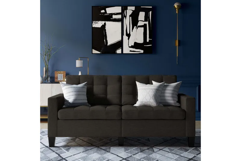 Bowie 2-sits Soffa Grå - Dorel Home - Möbler - Vardagsrum - Soffor - 2-sits soffor