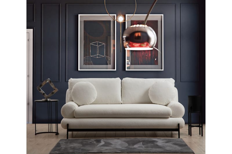 Cassius Soffa 2-sits - Vit - Möbler - Vardagsrum - Soffor - 2-sits soffor