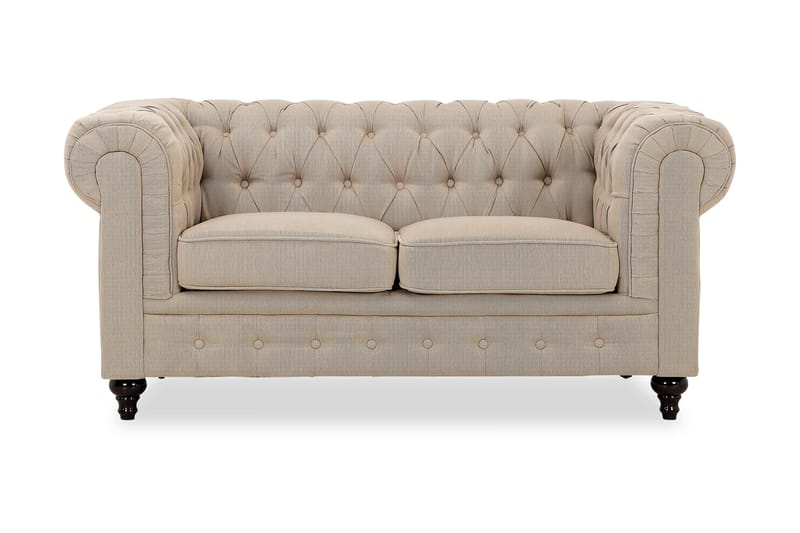 CHESTERFIELD 2-sits Soffa Beige - chesterfield soffor - 2-sits soffor