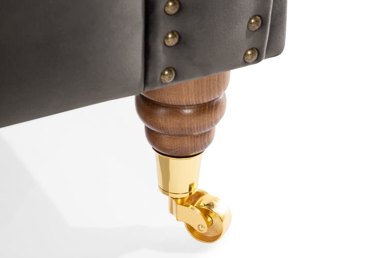 Chesterfield Deluxe 2-sits Soffa - Grå - Möbler - Vardagsrum - Soffor - 2-sits soffor